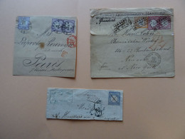 ALLEMAGNE 2 Lettres  Et 1 Devant  "1872"Voir Scans - Prephilately