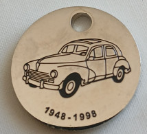 Jeton De Caddie - Automobiles - PEUGEOT 203 - CITROEN 2CV - En Métal - Neuf - - Trolley Token/Shopping Trolley Chip