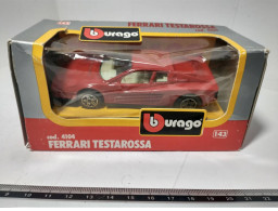 BURAGO VOITURE FERRARI TESTAROSSA 1/43 ROUGE - Burago