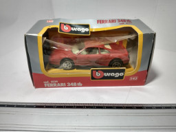 BURAGO VOITURE FERRARI 348 TB 1/43 ROUGE - Burago