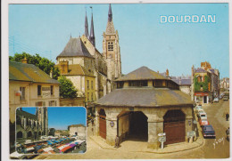 DOUDAN  LE MARCHE LES HALLES - Dourdan