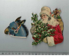 DECOUPIS Z&M PERE NOEL DOS ANE SANTA CLAUS XMAS CHRISTMAS SCRAP HOTTE JOUET 17 X 12 CMS - Motif 'Noel'