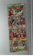 DECOUPIS Z&M L&B SCRAP 4 CONTE DIFFERENTS 24 X 08 CMS - Other & Unclassified