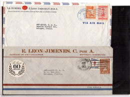 793 -REP.DOMINICANA / LOTTO DI 7 CORRISPONDENZE CON INTERESSANTI AFFRANCATURE - Dominicaine (République)