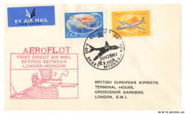 BR-BFP3-1122-TIMBRES - London-moscow - Aeroflot - 1959 - 1927-1959 Brieven & Documenten