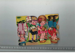 DECOUPIS Z&M L&B SCRAP 2 COUPLES D ENFANTS 12 X 16 CMS - Other & Unclassified