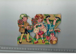 DECOUPIS Z&M L&B SCRAP TRIO D ENFANTS 16 X 12 CMS - Children