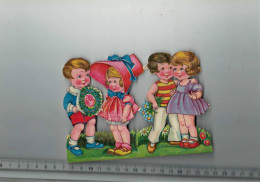 DECOUPIS Z&M L&B SCRAP 2 COUPLES D ENFANTS 16 X 12 CMS - Children