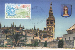 CARTE MAXIMUM #23498 WALLIS ET FUTUNA MATA UTU 1992 EXPOSITION UNIVERSELLE SEVILLE - Cartes-maximum