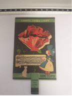 CHROMO A SYSTEME #FG55225 CREME ECLIPSE CIRAGE FULGOR PUBLICITE GENTIL COQUELICOT CHAT FLEUR - Andere & Zonder Classificatie