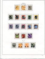 Denmark 1918-20. Complete Album Page W. 20 USED Stamps - Used Stamps