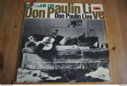 DON PAULIN LIVE LP ALLEMAND 1967 BLUES ROCK VALEUR+ - Rock