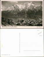 Ansichtskarte Mittenwald Blick Auf Die Stadt - Fotokarte 1938 - Mittenwald