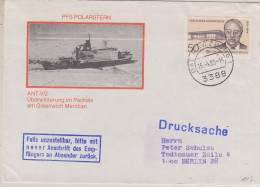 Germany Polarstern "überwinterung Im Packeis Am Greenwich Meridian" Cover Ca 15.4.1986 (62524) - Polar Ships & Icebreakers