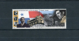 2001-Panama- "100th Anniversary Of The Birth Of President Dr.Arnulfo Arias Madrid" Issue- Half Set In Se-tenant Pair MNH - Panama