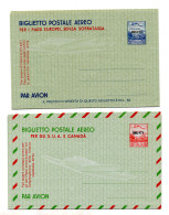 Trieste A - Aerogramma Lire 60 E 120 N. A1/A2 Nuovi Perfetti - Mint/hinged