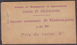 1925 MADAGASCAR - Libretto N. 5 10c. Bruno E Violetto MNH/** RARO - Autres & Non Classés
