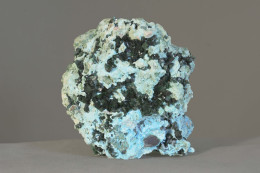 Malachite En Cristaux Sur Chrysocolle Katanga R.D. Congo - Minerales