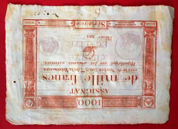 ASSIGNAT DE 1000 FRANCS - 18 NIVOSE AN 3 (7 Janvier 1795) - DARNAUD - Série 1650 Et Numéro 302 - REVOLUTION - A VOIR !!! - Assignats