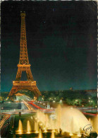 75 - Paris - Tour Eiffel - Jardins Et Jets D'eau Du Trocadéro - CPM - Voir Scans Recto-Verso - Tour Eiffel
