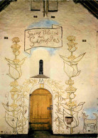 91 - Milly La Foret - Intérieur De La Chapelle Saint Blaise Décorée Par Jean Cocteau - Art Peintures Murales - La Porte - Milly La Foret
