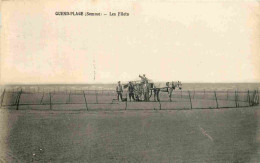 80 - Queng Plage - Les Filets - Animée - Attelage De Chevaux - CPA - Oblitération Ronde De 1932 - Voir Scans Recto-Verso - Quend