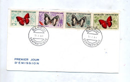 Lettre Fdc ? Bangui Papillon - Centrafricaine (République)