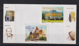 France 2012 Chateaux Et Demeures Historiques A 735 Et 737 Décalage Des Perforations ** MNH - Unused Stamps