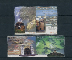 2002[Dated 2001]-Panama- "America [UPAEP]:UNESCO World Heritage Sites" Postage & Airpost-cmpt Set In Se-tenant Pairs MNH - Panama