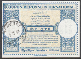 LIBAN LEBANON  Lo15  35P.  International Reply Coupon Reponse Antwortschein IAS IRC  O BEYROUTH 06.02.53 - Liban