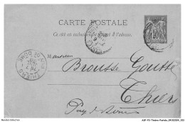 ASFP3-0233-TIMBRE-POSTALE - THIERS - 1988 - Andere & Zonder Classificatie