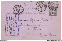 ASFP3-0234-TIMBRE-POSTALE - THIERS - 1988 - Andere & Zonder Classificatie
