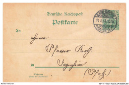 ASFP3-0228-TIMBRE-POSTALE - KARLSRUHE - 1901 - Andere & Zonder Classificatie