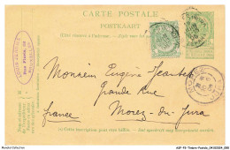 ASFP3-0209-TIMBRE-POSTALE - MOREZ - 1905 - Andere & Zonder Classificatie