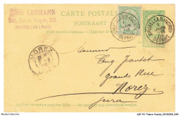ASFP3-0206-TIMBRE-POSTALE - MOREZ - 1902 - Andere & Zonder Classificatie