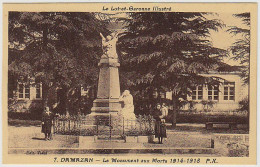 47 - B10910CPA - DAMAZAN - Le Monument Aux Morts 14 18 - Parfait état - LOT-ET-GARONNE - Damazan