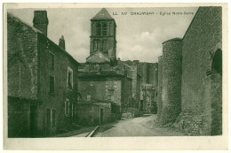 86 - B15506CPA - CHAUVIGNY - Eglise Notre Dame - Très Bon état - VIENNE - Chauvigny