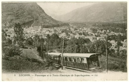 31 - B14977CPA - LUCHON - SUPERBAGNERES - Panorama Et Le Train Electrique - Très Bon état - HAUTE-GARONNE - Superbagneres
