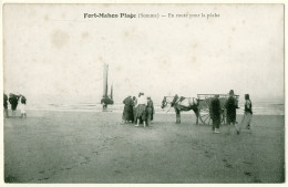 80 - B17841CPA - FORT MAHON PLAGE - En Route Pour La Peche - Bon état - SOMME - Fort Mahon