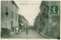 86 - B15365CPA - VIVONNE - La Rue De La Mairie - Enseigne Serrurerie - Bon état - VIENNE - Vivonne