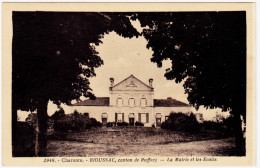16 - B24160CPA - BIOUSSAC - RUFFEC - La Mairie Et Les écoles - Parfait état - CHARENTE - Ruffec