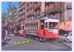 {99665} Tram-Vies De Barcelona ; Tramway ; Scan Recto Verso ; Animée - Tram