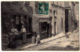 75 - T20241CPA - PARIS - ARR. 18 - Montmartre - Rue Norvins - Fruiterie - Carte Pionniere - Bon état - PARIS - Paris (18)
