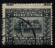 COLONIE ITALIANE - ERITREA - 1916 . Cat. N. 46d Soprastampa Spostata In Basso E Sbarrette In Alto. - Eritrea