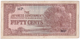 Malaya. 50 Cents 1942 MP. KM M4b. The Japanese Government. - Other - Asia