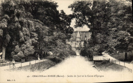 CPA Banque Chalons Sur Marne Jardin Du Jard Et La Caisse D'Epargne - Banken