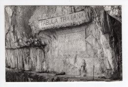 1970? YUGOSLAVIA,SERBIA,DJERDAP GORGE,DANUBE RIVER,TABULA TRAIANA PLAQUE,POSTCARD,MINT - Yugoslavia