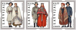 Latvia / Letland - Postfris / MNH - Complete Set Folk Costumes 2025 - Lettonie