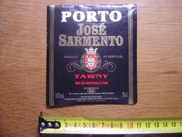 Etiquette PORTO JOSE SARMENTO Pour Bouteilles De Vin WINE LABEL - Autres & Non Classés