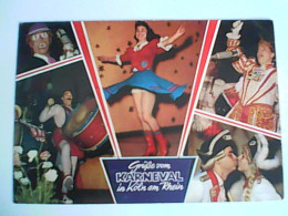 PIN UP GIOVANE DONNA  KARNEVAL VEDUTE SALUTI KOLN AM RHEIN - Pin-Ups